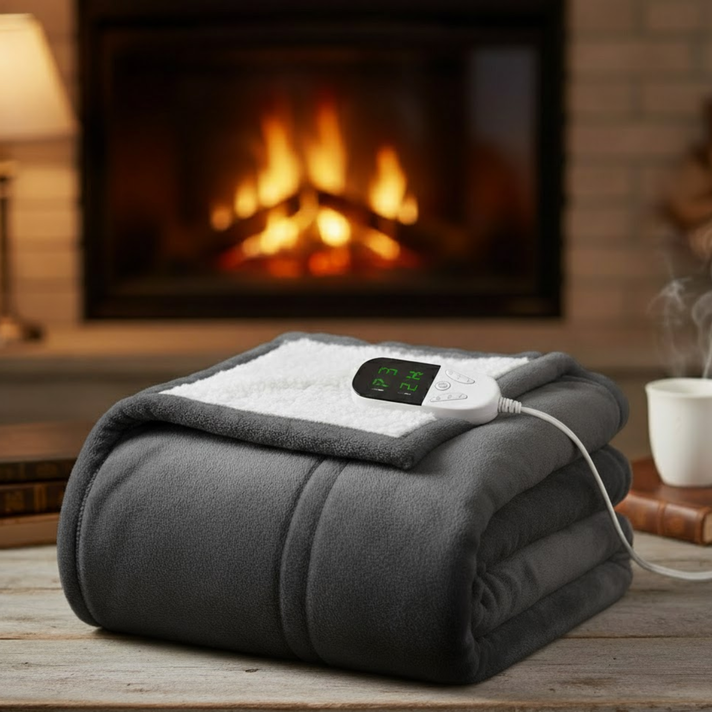 Heated Blanket – SnugSeason Luxury Fleece Electric Throw with Auto-Shutoff